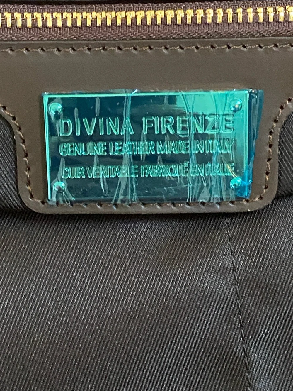 Divina Firenze Genuine Leather Made in Italy 🇮🇹 Large Tote NWT